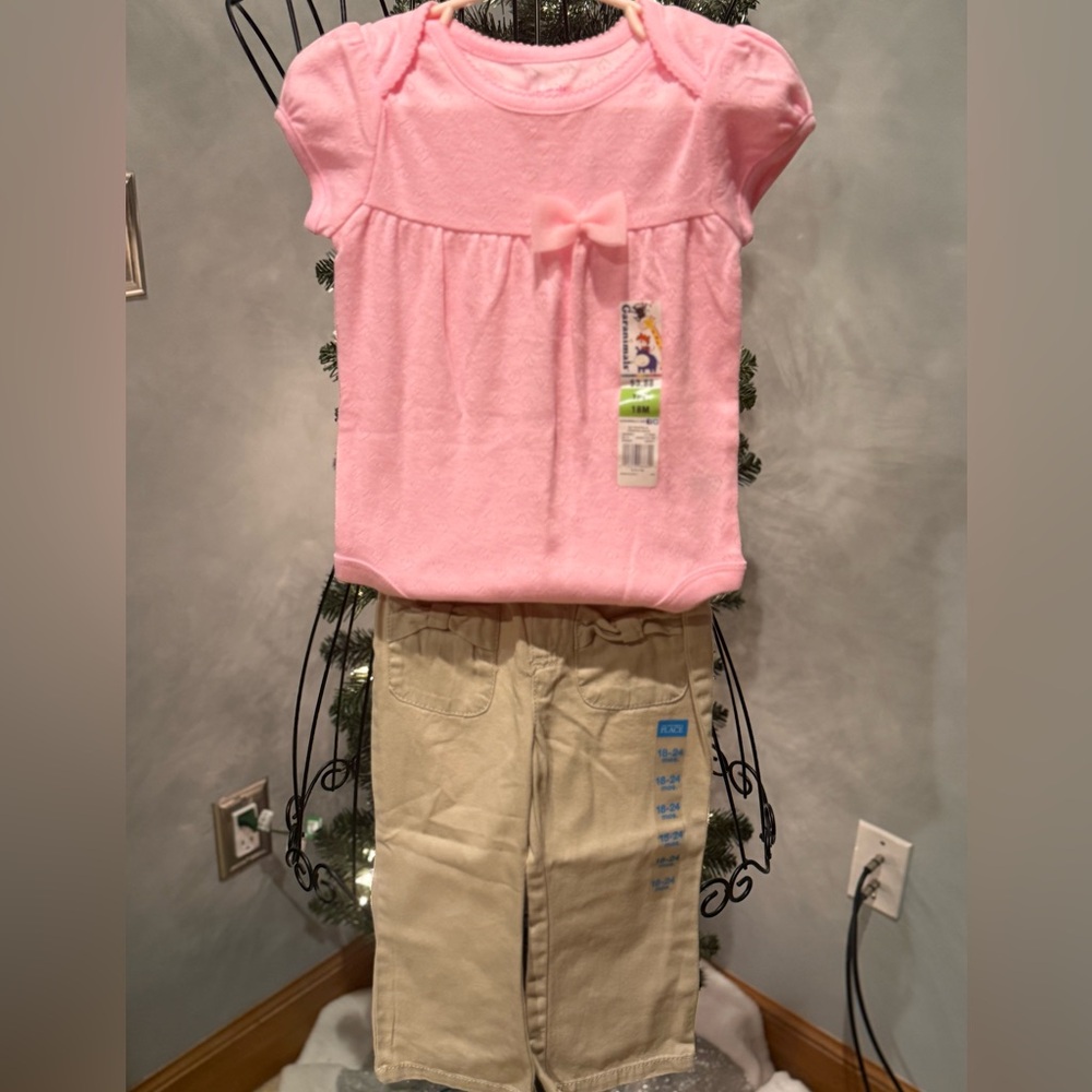 NWT, 2 Piece Girl Outfit, 18-24 months